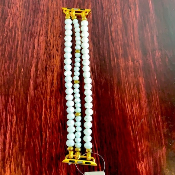 Apple Watch Glass Bead Stretch Bracelet - Picture 3 of 5